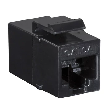 Logilink Keystone Coupler Cat.6A UTP, 2xRJ45, black