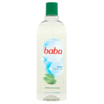 Baba sapom organikus zöld tea zsíros hajra 400ml
