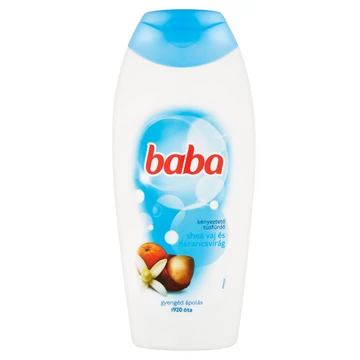 Baba tusfürdő shea vaj és narancsvirág 400ml