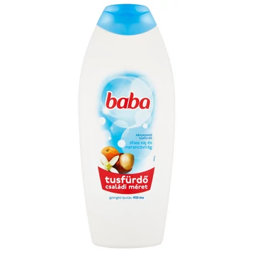 Baba tusfürdő shea vaj és narancsvirág 750ml