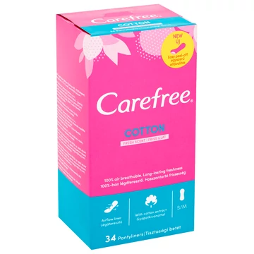 Carefree Fresh tisztasági betét 34db