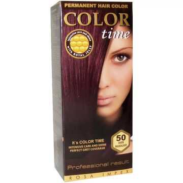 Color Time sötét mahagóni hajfesték 50