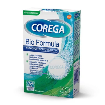 Corega műfog sortisztító tabletta 30db