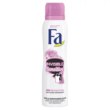 Fa Invisible Sensitive Pure Freshness izzadásgátló deospray 150ml spray dezodor
