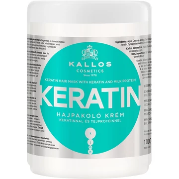 Kallos KJMN hajpakolás keratinnal 1000ml