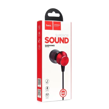 HOCO M51 earphones with mic red