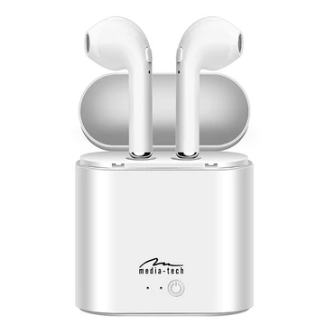 Media-Tech R-Phones TWS fülhallgató, fehér