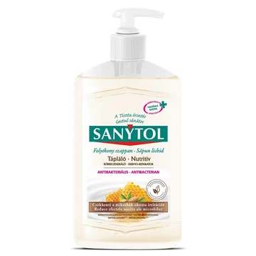 Sanytol folyékony szappan 250ml madulatej & méhpempő