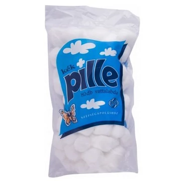 Kék Pille vatta labda 80db