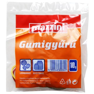 Mazzini gumigyűrű 10g