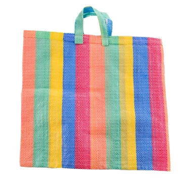 Polipropilén csíkos nagy táska bevásárló táska