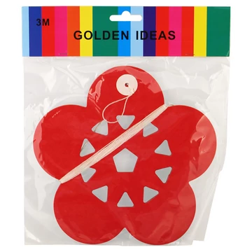 Újévi papír girland 3m 18cm 70814