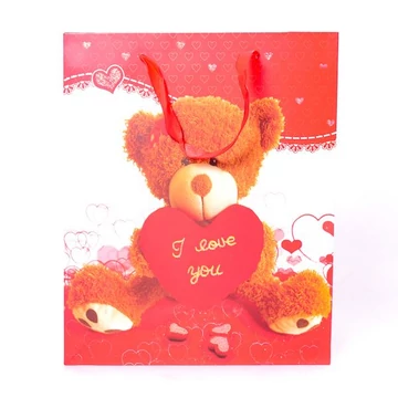 Valentin napi macis ajándéktasak 32x26x10cm 70951