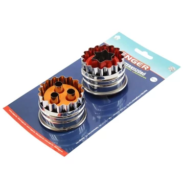 Linzer kiszúró fém 2db