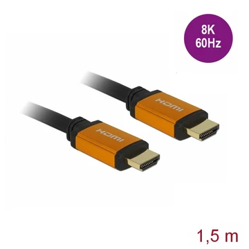 Delock Ultra nagy sebességu HDMI kábel 48 Gbps 8K 60 Hz 1,5 m