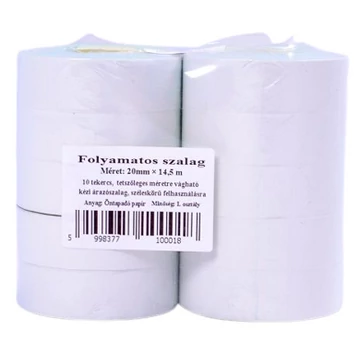 Folyamatos árazó szalag 14x20 10db