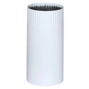 Füstcső fehér 120x400mm 13068