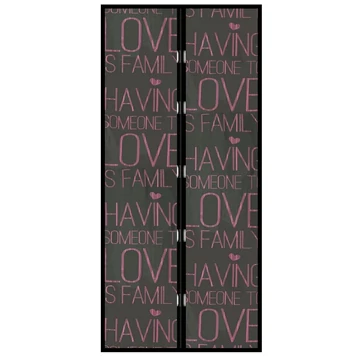 Delight mágneses szúnyogháló ajtóra "Love" feliratos 100x210cm 11398M
