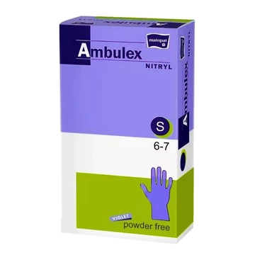 Kesztyű nitryl púder mentes lila s 100 db