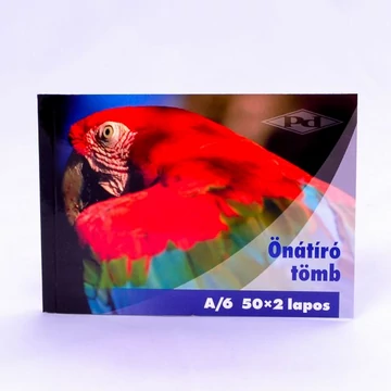 Francia kockás önátírótömb A/6 2/50