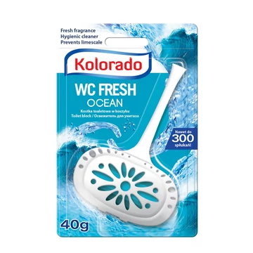 Kolorado Fresh óceán illatú kosaras toalett block WC illatosító 40g