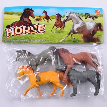 Játék lovak szett 4db Y241 46960