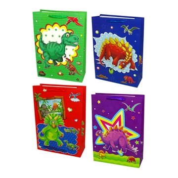 Dínós ajándék tasak 30x42x12cm 71996