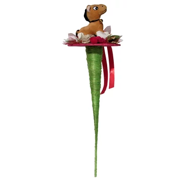 Ballagási csokor - tölcséres figurás 41430