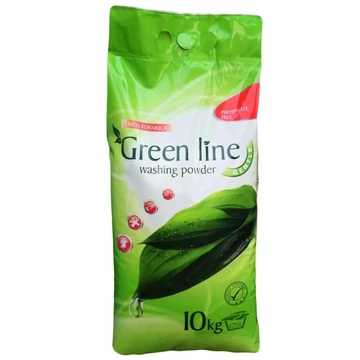 Green line gentle zöld mosópor 10kg 125mosás - színes ruhákhoz is