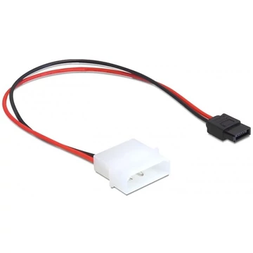 Delock kábel IDE táp (Molex) > SATA táp 6 pin