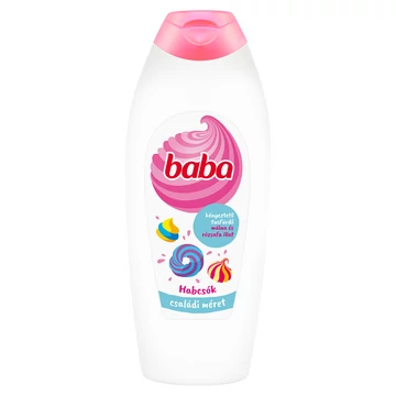 Baba Habcsók málna & rózsafa tusfürdő 750ml