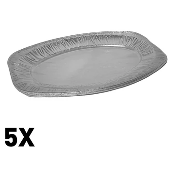 Alumínium tálca 5 személyes 44,5x29,5cm 5db-os kiszerelésben 65045