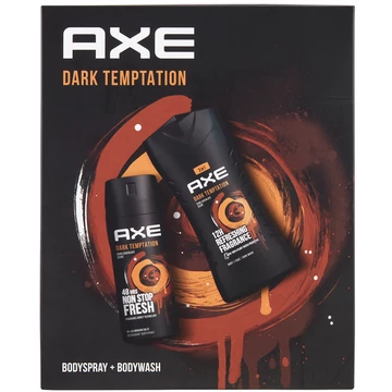 Axe dark temptation deo + tusfürdő csomag férfi ajándékcsomag