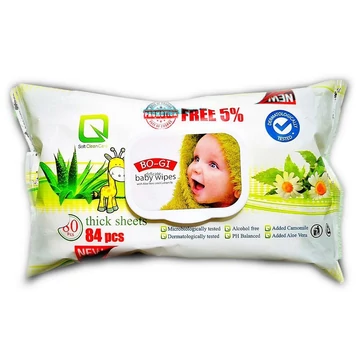 BO-GI popsitörlő fehér 80db