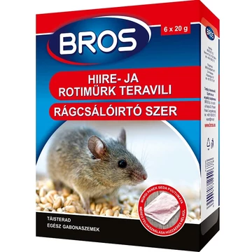 Bros rágcsálóirtó szer 120g