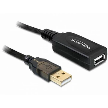 Delock USB 2.0-ás hosszabbító kábel (aktív), 15 m