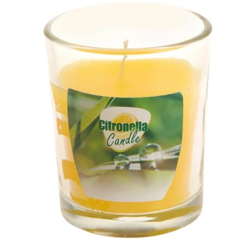 Citronella gyertya üvegpohárban 420000110