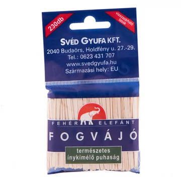 Fehér elefánt normál fogvájó 230db