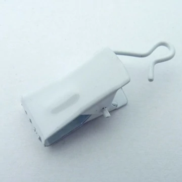 Fehér függönycsipesz 20db