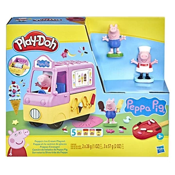 Play-Doh: Peppa Malac fagylalt készítő szett kiegészítőkkel 227g - Hasbro