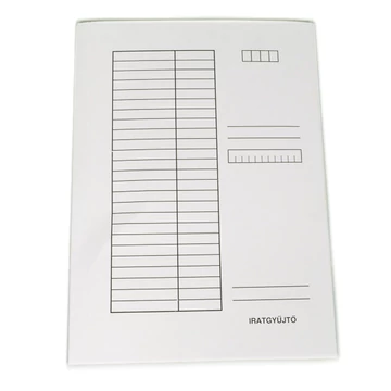 Iratgyűjtő pólyás pd a/4 fehér