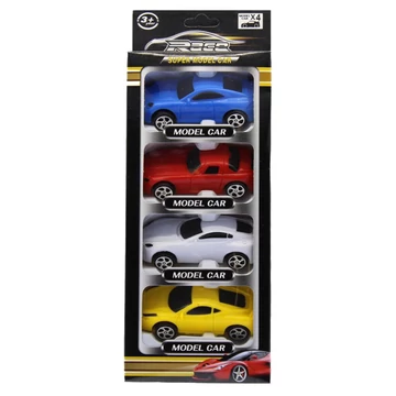 Játék autó 4 db 8cm ja6944