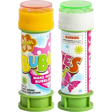 Játék buborékfújó 60ml virágos és dínós 47211/47208