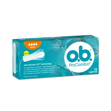 O.B. 16 super procomfort blossom tampon
