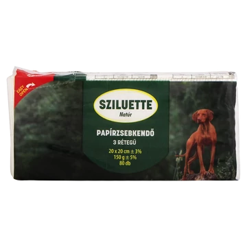 Sziluette papírzsebkendő 80db 3 rétegű classic