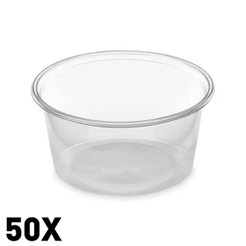 Műanyag szószos tálka 80ml 50db-os kiszerelésben 74808