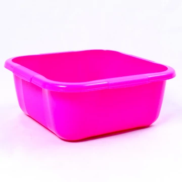 6 literes műanyag tál szögletes formában többféle színben E-161 ER17 
