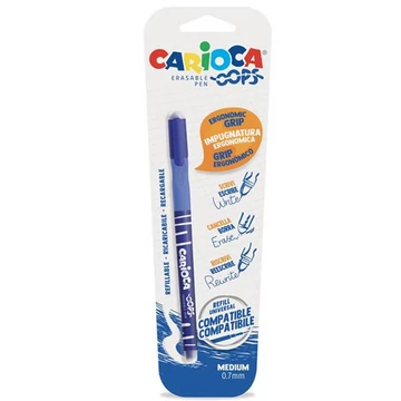 Oops kék kitörölhető toll 0,7mm - Carioca