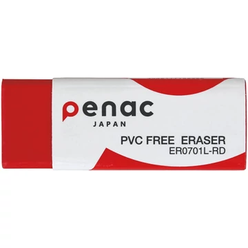 ICO: Penac forgács és PVC mentes radír piros színben 5,9x2,1x1cm