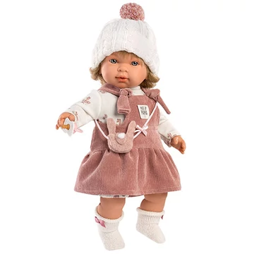 Llorens: Carla 42cm-es síró baba sapiban cumival (42160)